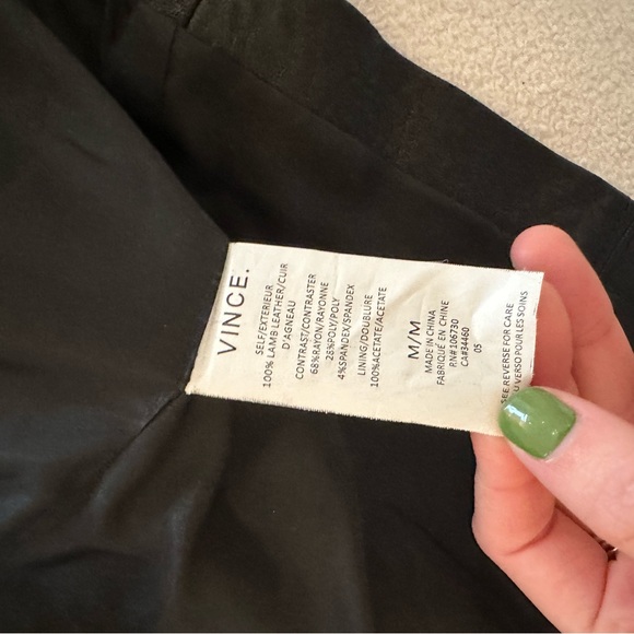 Vince leather jacket - Picture 4 of 5